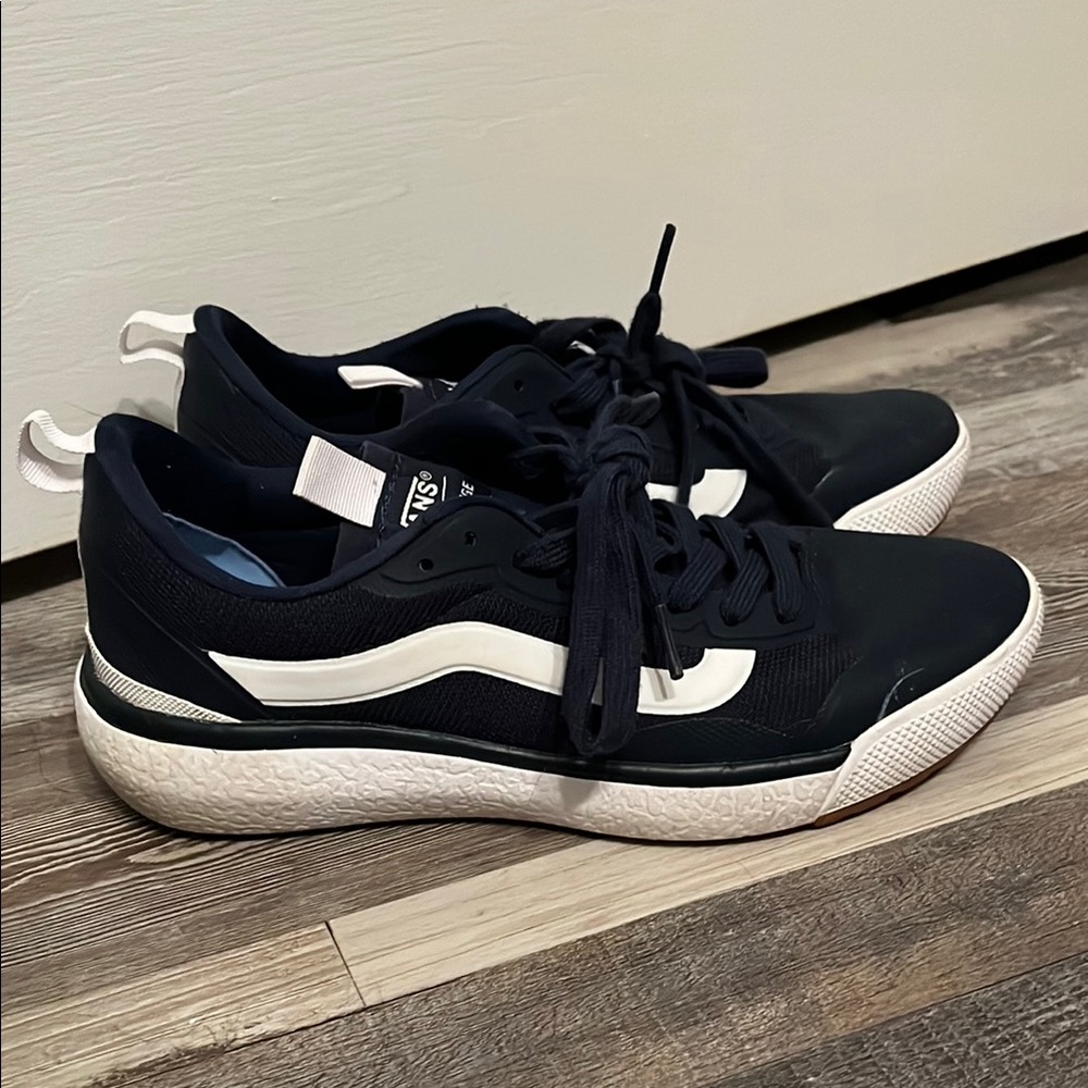 Vans Navy and White Sneakers